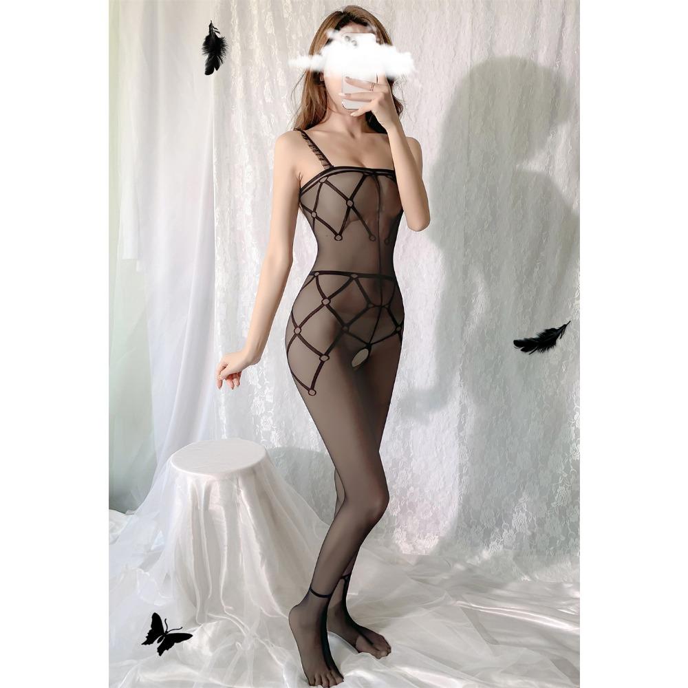 Sex Underwear Sexy Fake Bundled Open Crotch Tights Sex Stockings Onesie Cross-border Sex Stockings 8910