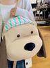Hat Dog Cartoon Backpack For Girls Boys With Spacious Storage And Padded Straps