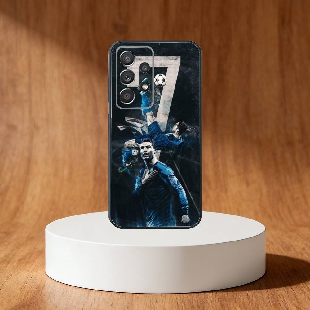 

F-Football C-CR7 R-Ronaldo 7 Phone Case For Samsung S25,S24,S21,S22,S23,S30,Ultra,S20,Plus,Fe,Note,10,9,5G Black Cover Samsung S225G