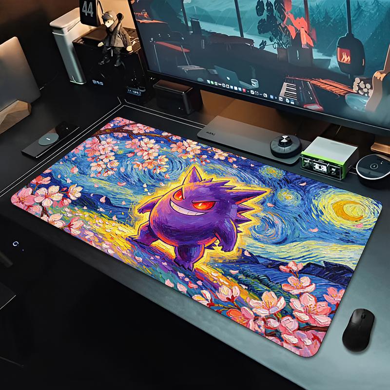 Mouse Pad sakura Gengar Gaming Accessories Esports Players Gamers Desk Mat Anime Varmilo Keyboard Mat Office Mousepad