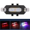 3.7V 90MAH Motorcycle LED Hazard Lights Light Aluminium