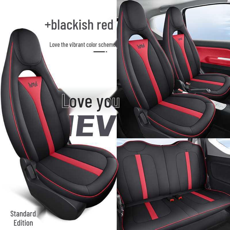 202426 Wuling Hongguang Mini Macaron Full-Coverage Seat Cushion - Modified Interior Car Seat Cover.