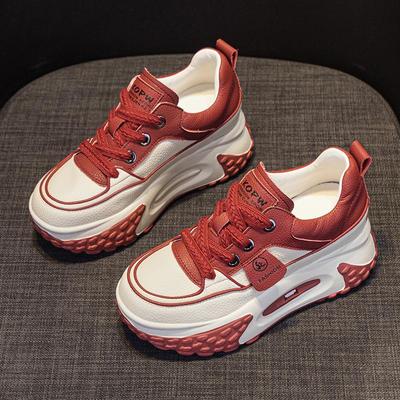 Zapatillas de Papá de Moda para Mujer: Zapatillas Deportivas Casuales Ligeras, de Suela Gruesa y que Aumentan la Altura para Otoño 2024