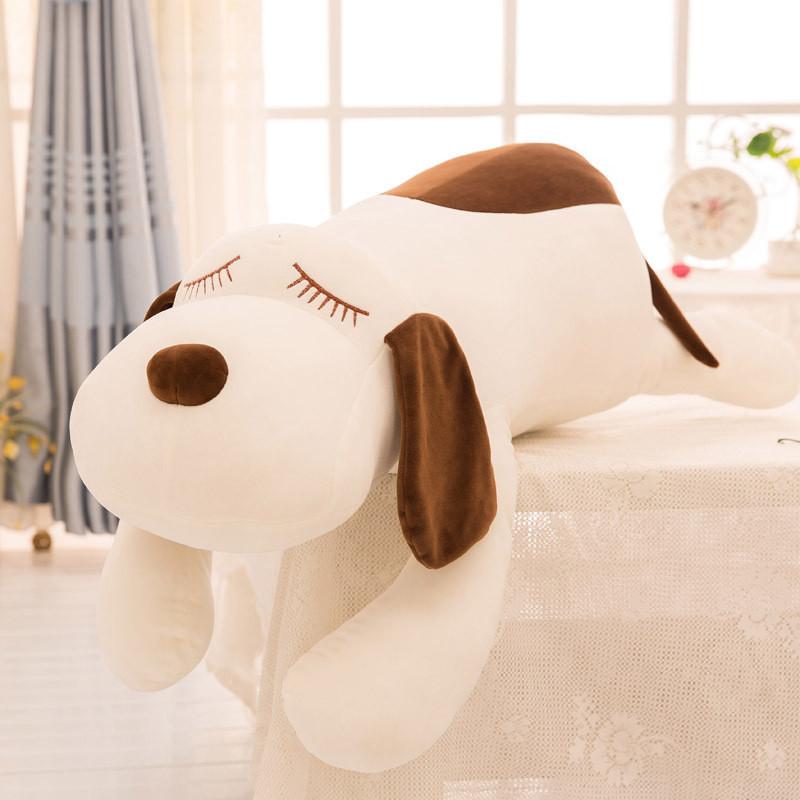 Cuddly Soft Soft Dog Plush Toy Cute Cartoon Children Sleeping Companion Doll