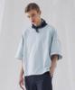 Pinned Look Signature Balloon Fit H.Sleeve Cropped Top (Silver Gray)