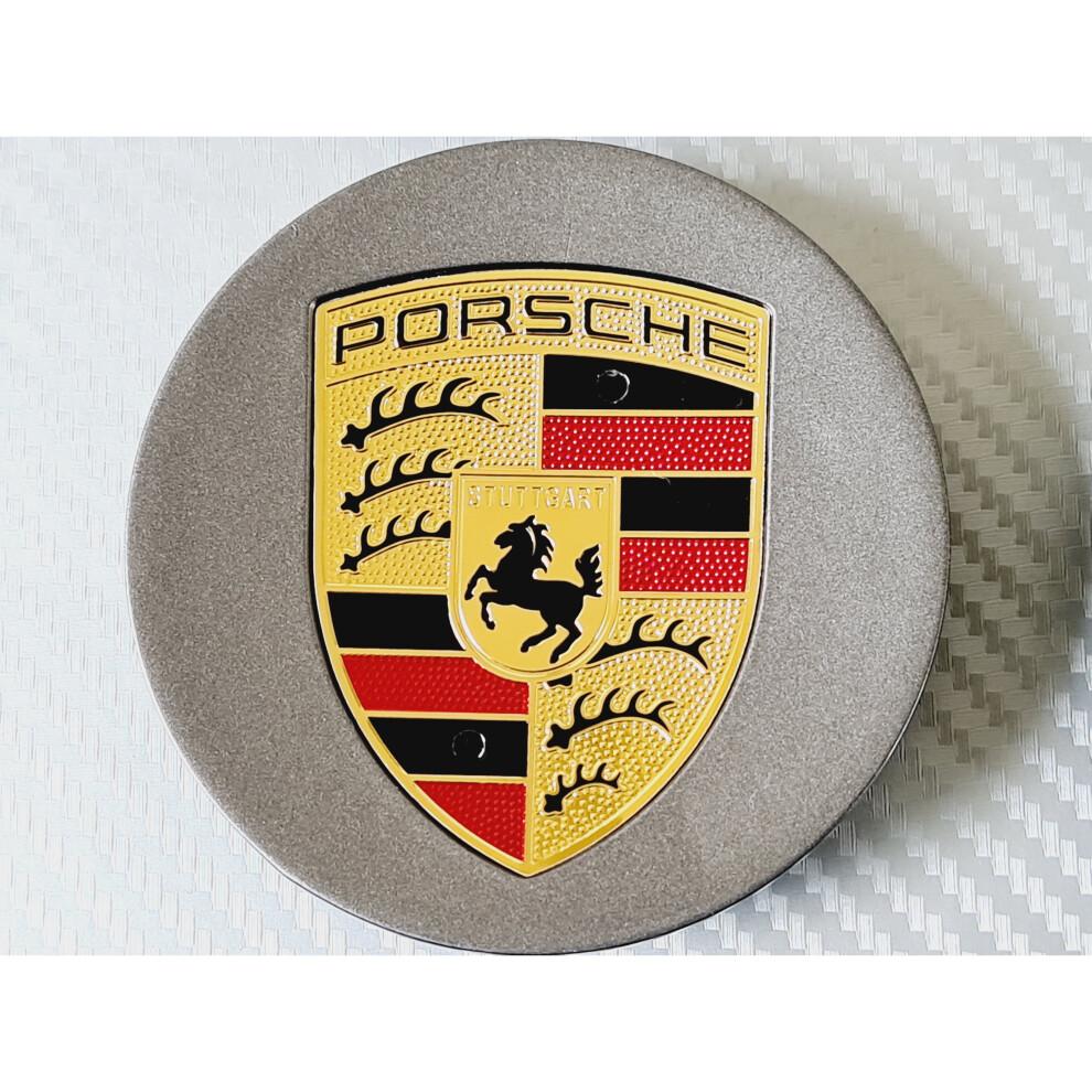 Coprimozzi Porsche - 76mm - Grigio
