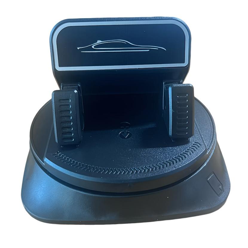 

360° Rotatable Car Phone Holder, Made of ABS Material with Anti-slip Pad. Suitable for Dashboard Use in Cars, Offices, and Homes. Patterns May Vary чёрный