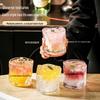 Niche Design Irregular Twist Whiskey Glass - High-End Slightly Intoxicated Beverage Cup