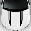 2Pcs Racing Long Stripe Stickers Car Bonnet Hood Cover Vinyl Decals Decoration