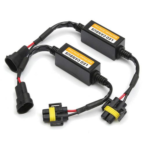 

2X H8 H9 H11 LED Headlight Decoder Canbus Anti Flicker Error Free Load Resistor