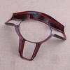 Carbon Fiber Style Steering Wheel Cover Trim Fit for Porsche Panamera Macan Cayenne 718 911 918