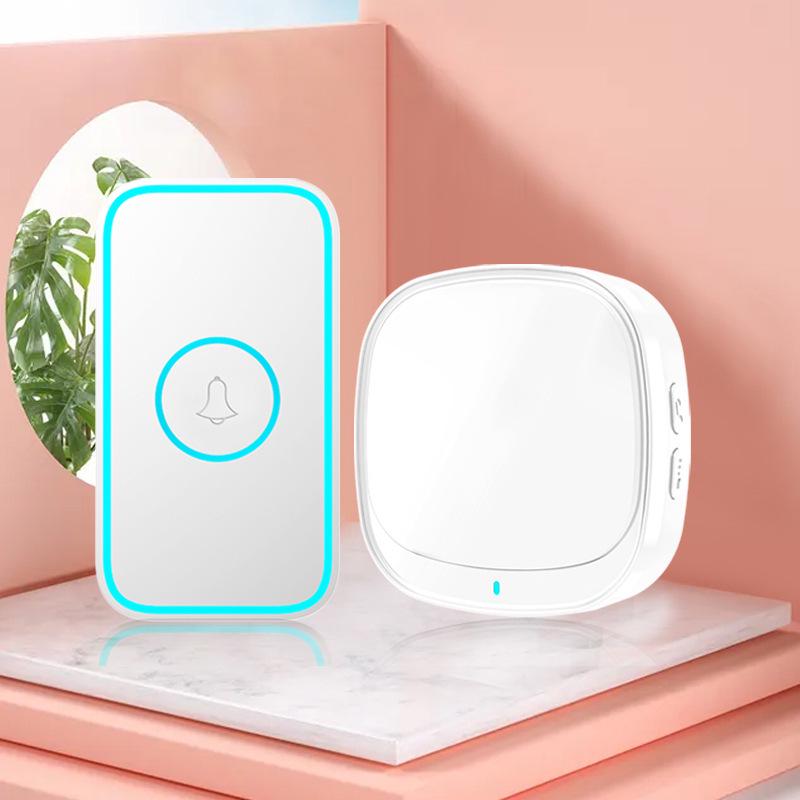 Smart USB Wireless Doorbell with Long-Range Remote Control and Call Button for Elderly Patients