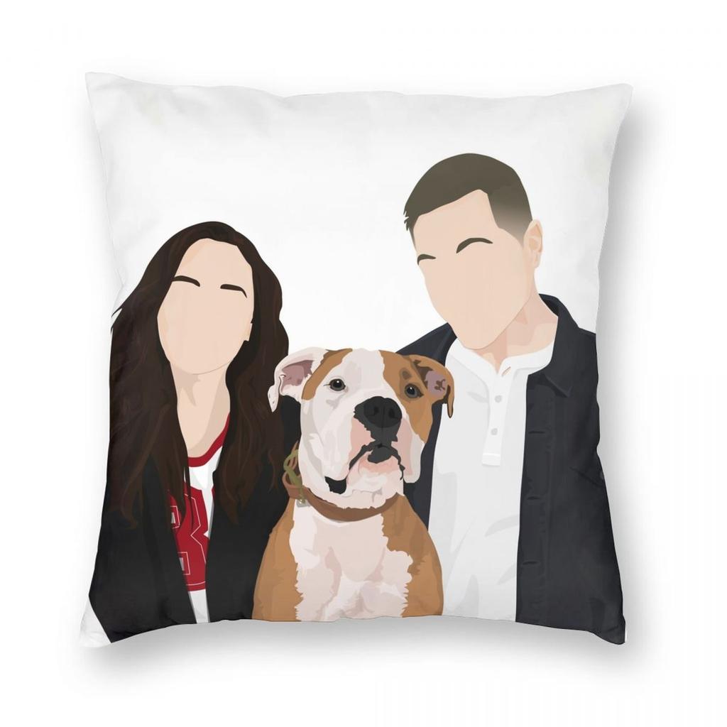 Chenford Ft Kojo The Rookie Federa Cuscino Poliestere Lino Velluto Stampato Zip Decorativa Custodia Cuscino Divano