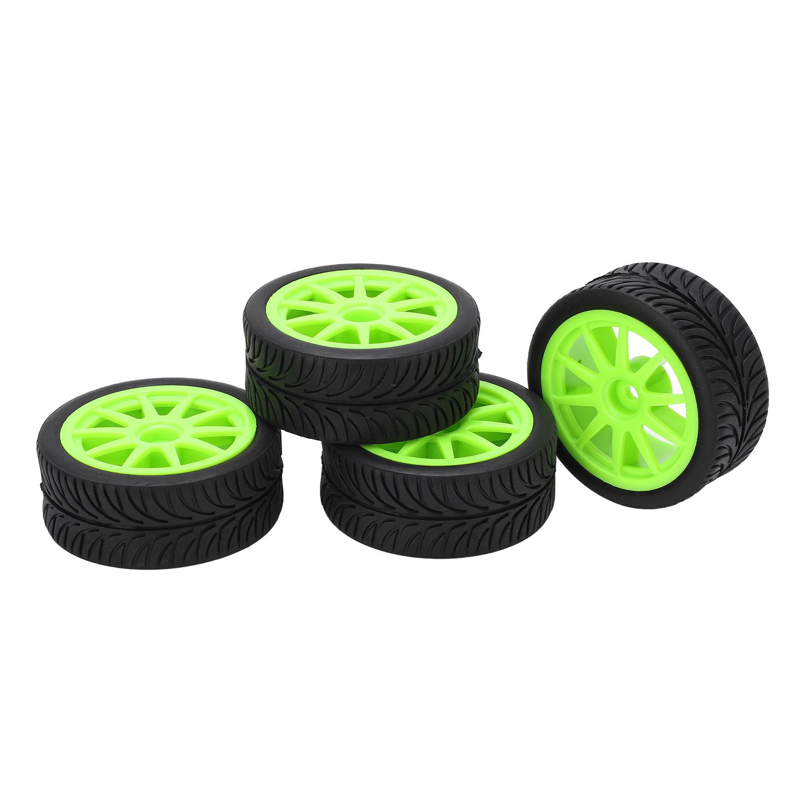 

4Pcs RC Rubber Tires 65mm Car Tyres Wheels Strong Friction for WLToys 144001 RC 1/14 Off Road Vehicle