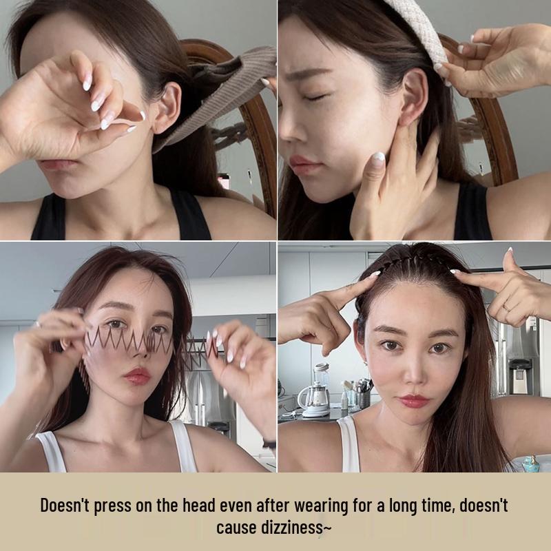 Elastyczny Niewidoczny Grzebień do Włosów do Stylizacji - Idealny na Włosy Dziecięce, Czoło i Tył Głowy