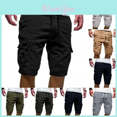Comfortable Men's Cargo Shorts Summer Casual Jogger Sport Army Combat Trousers