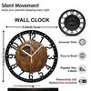 25cm Iron Wall Clock As a Focal Point for Kitchen or Dining Area