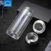 LOCK&LOCK Double-Layer Tea Infuser Glass Mug 350ML