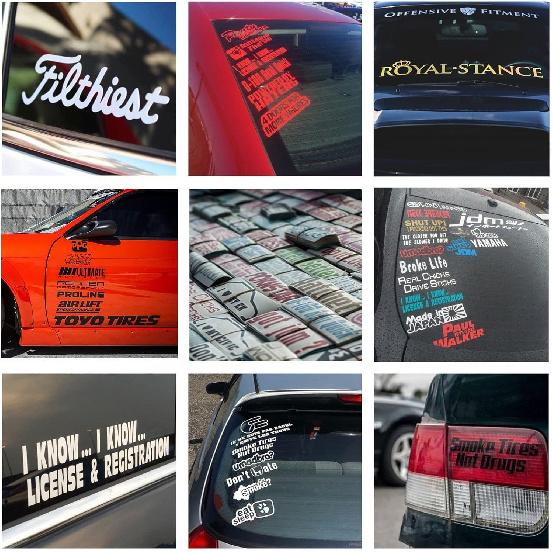 Cow GET Off My Tail Car Sticker Outdoor Rated Vinyl Sticker Decal for Car Windows, Bumpers, Laptops or Crafts (18cm, White)