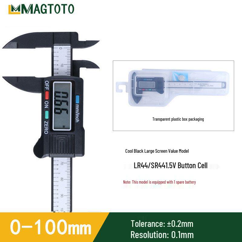 Manliang Digitaler Messschieber mit Kohlefaser zur Armbandmessung