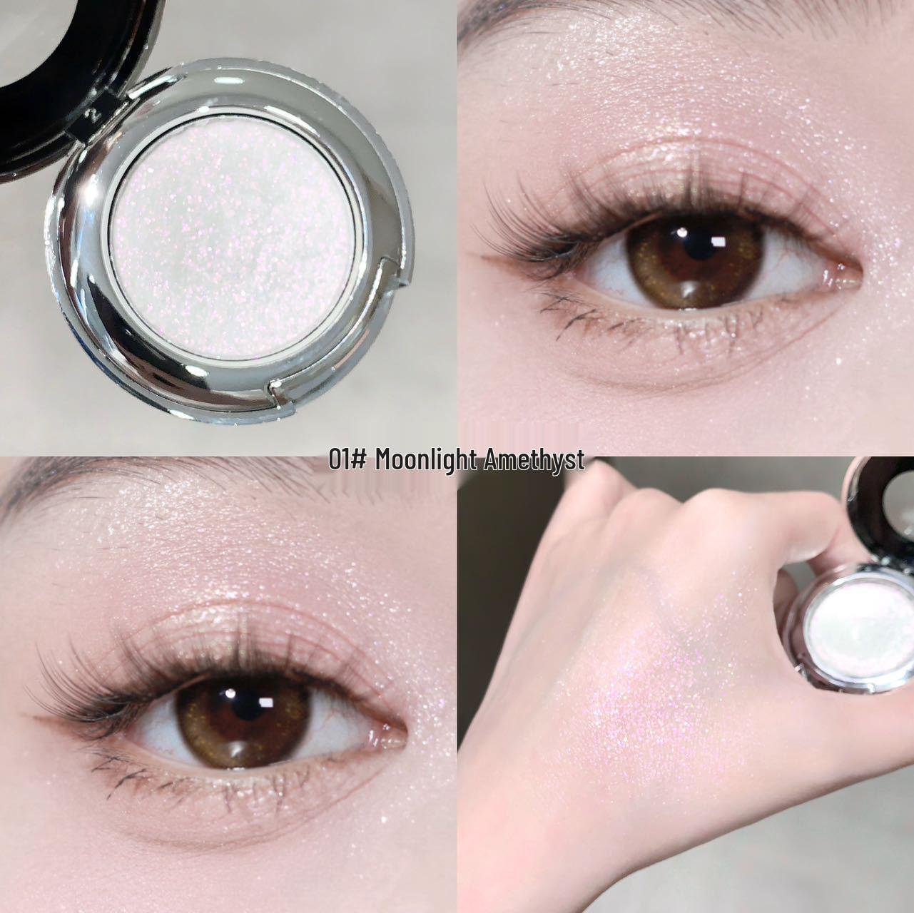 Kakashow Monochromatic Starlight Eyeshadow: Fine Pearlescent Particles for Natural Shimmer & Watery Shine. Perfect for Inner Corner Highlight. 3g