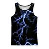 Colorful Graffiti Men's Vest Summer Street Casual Comfortable Sleeveless Sports T-Shirt Y2K Top