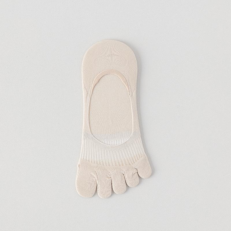 Female Summer Solid Color Light Mouth Invisible Perspiration Breathable Deodorant Socks