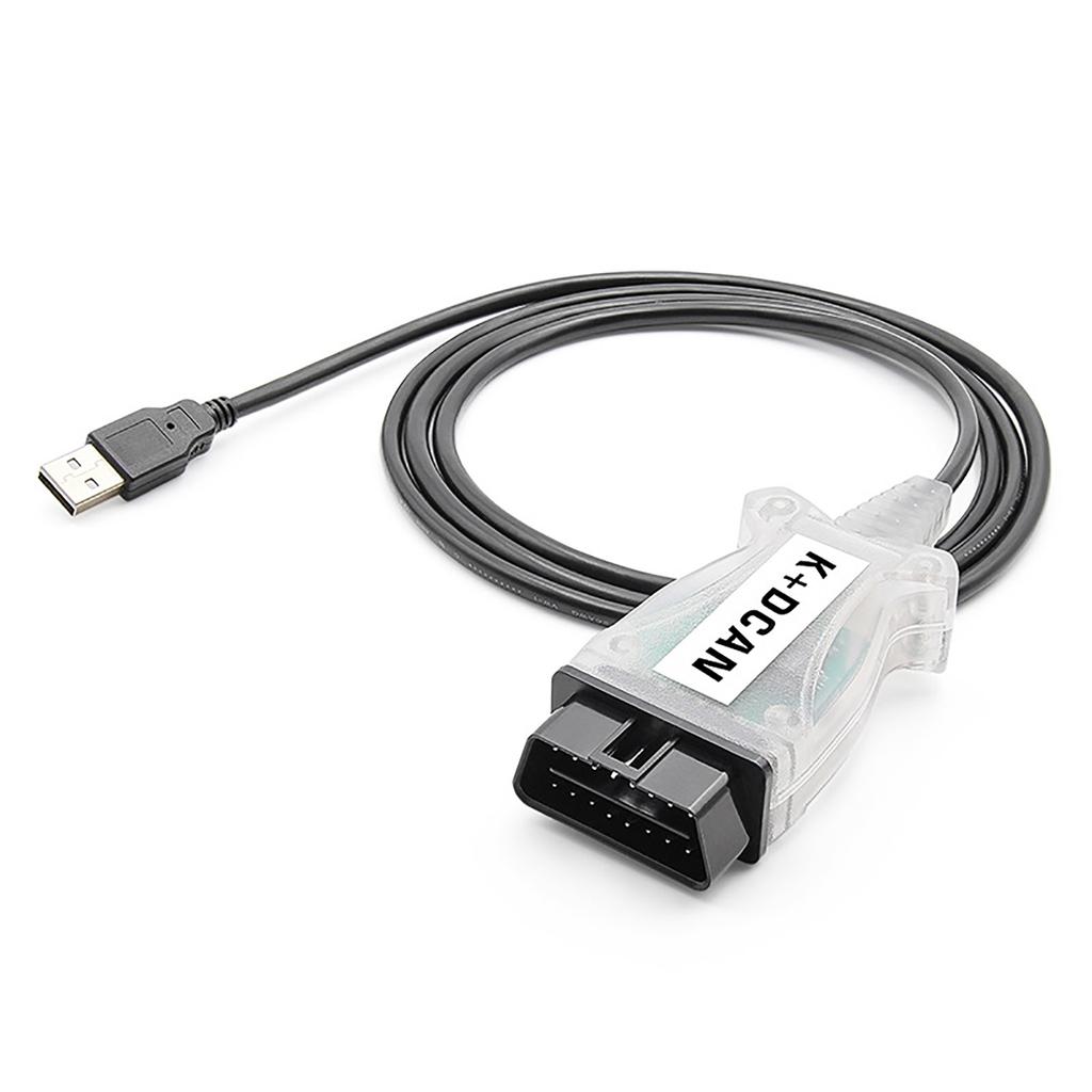 Upgraded Inpa K+CAN K+DCAN OBD2 USB-Interface-Switch Auto Diagnostic Cable Suitable for 1998 To 2008 Models Poratble