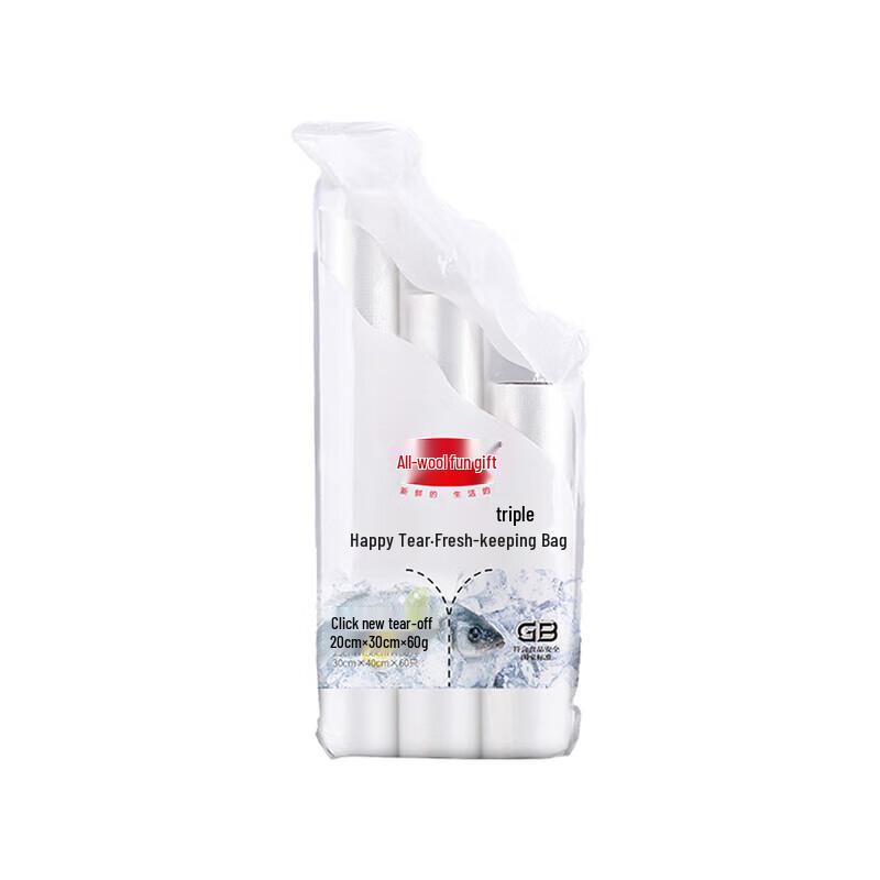 Fresh Life 3-in-1 Perforated Food Storage Bags