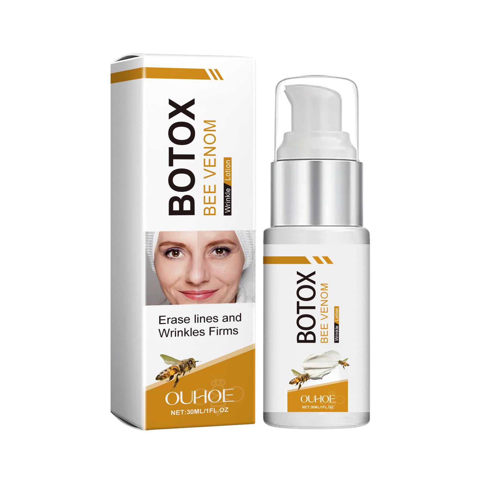 OUHOE Bee Venom Facial Lotion Moisturizing Moisturizing Shiny Skin Gentle Nourishing Facial Care Lotion