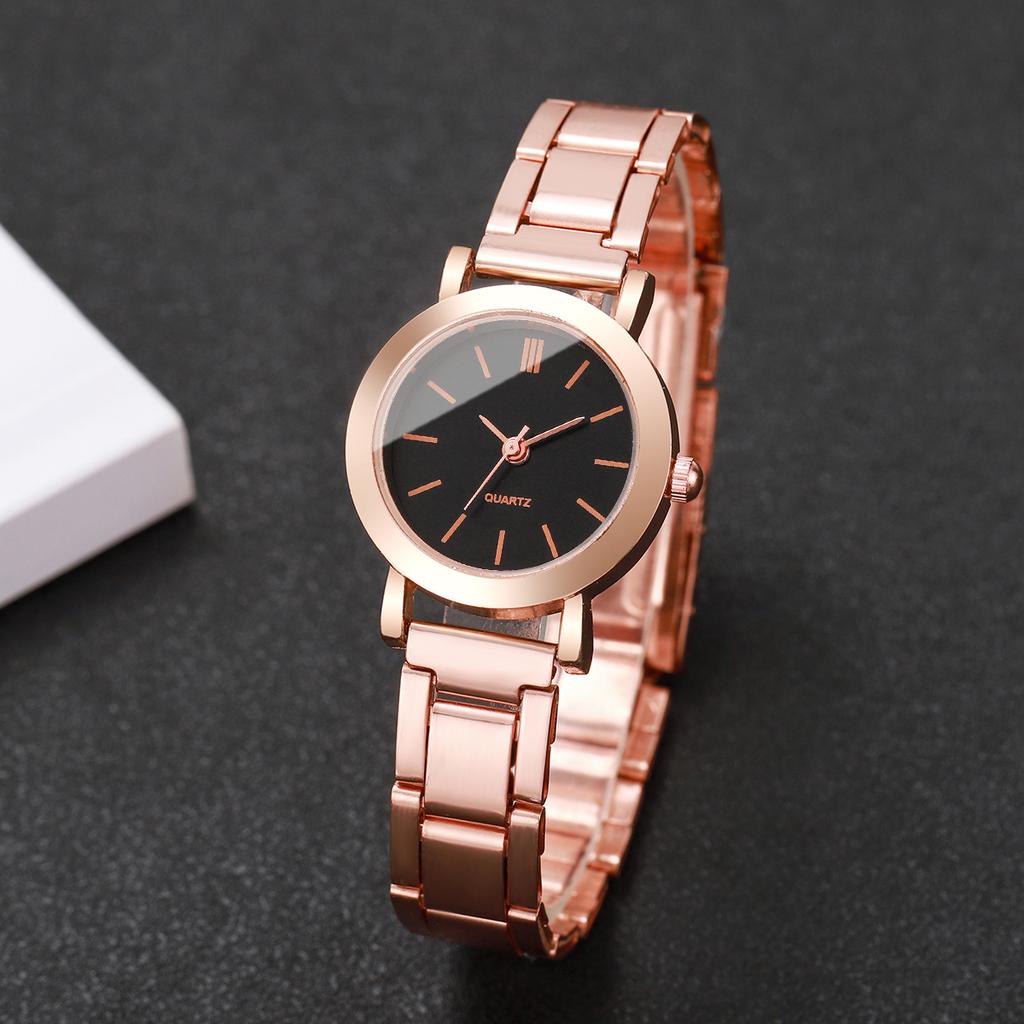 2 STÜCKE/Set Mode Damen Uhren Damen Lässig Kleines Zifferblatt Analog Quarz Uhr Mädchen Uhr