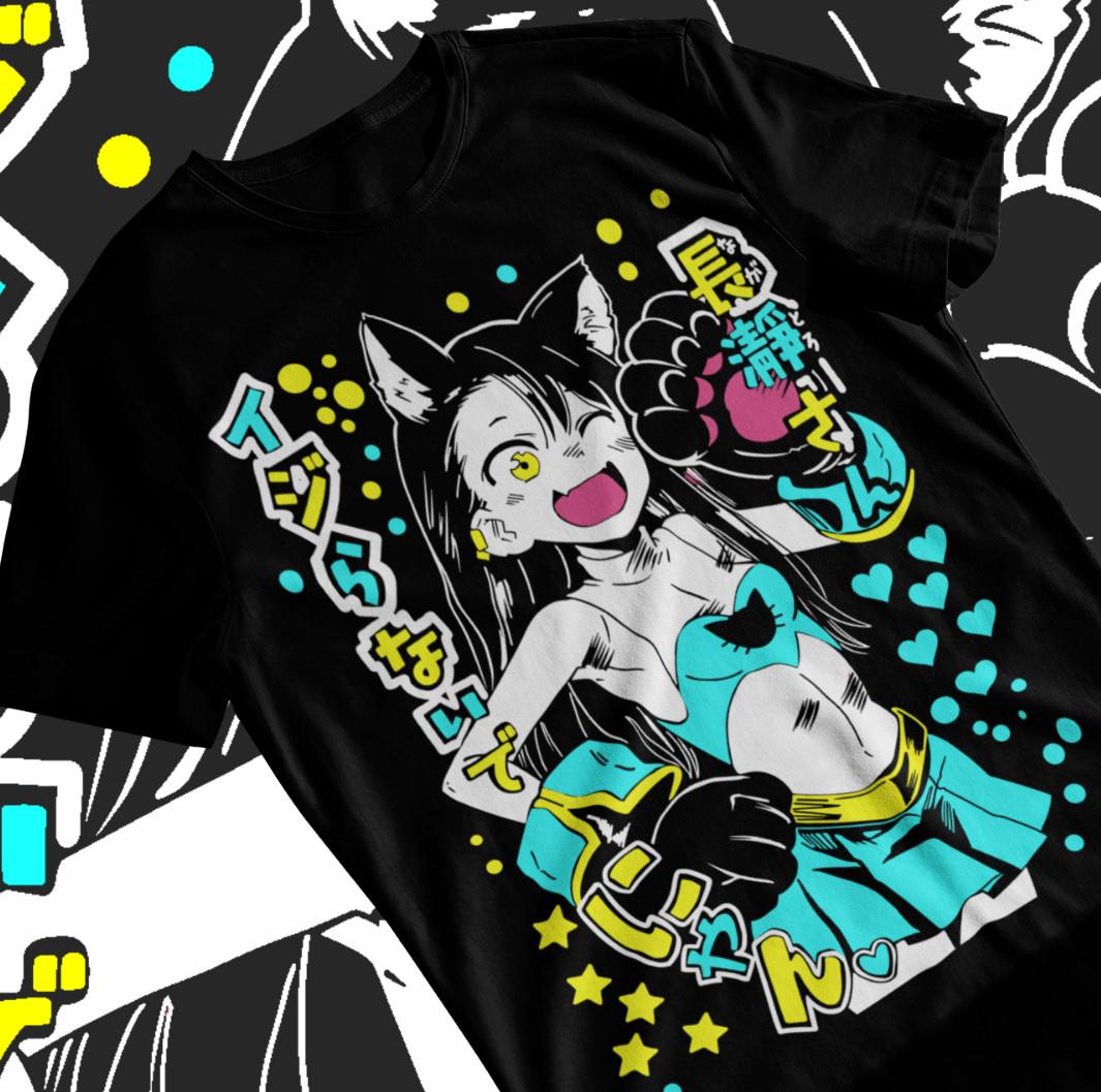 Waifu Nagatorosan T-shirt Ecchi Funny Hentai Japan Kawaii Anime Soft Tee XXXXL