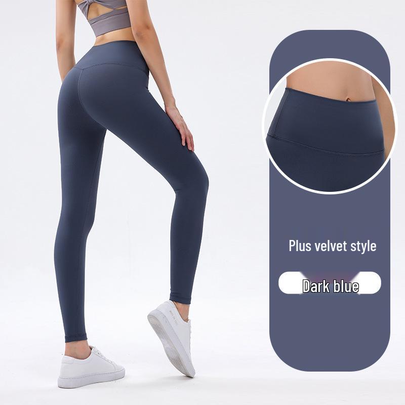 

2024 Леггинсы с флисовой подкладкой, с высокой талией и контролем живота для женщин – Теплые, эластичные, идеально подходят для бега, спорта, фитнеса и йоги. Small