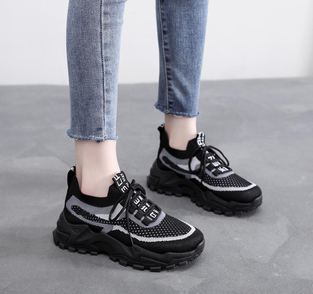 Dad shoes autumn women's sports shoes student breathable mesh casual shoes