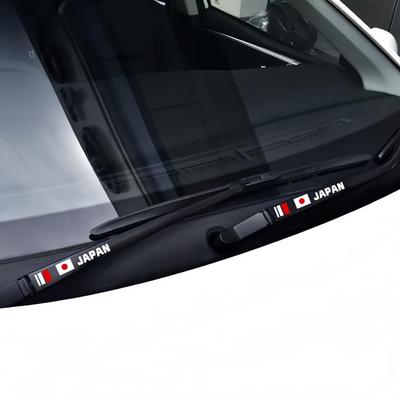 Japanese Flag Wiper Stickers, Car Motorcycle Stickers, Decal Stickers, Stickers Car Stickers, DIY Car