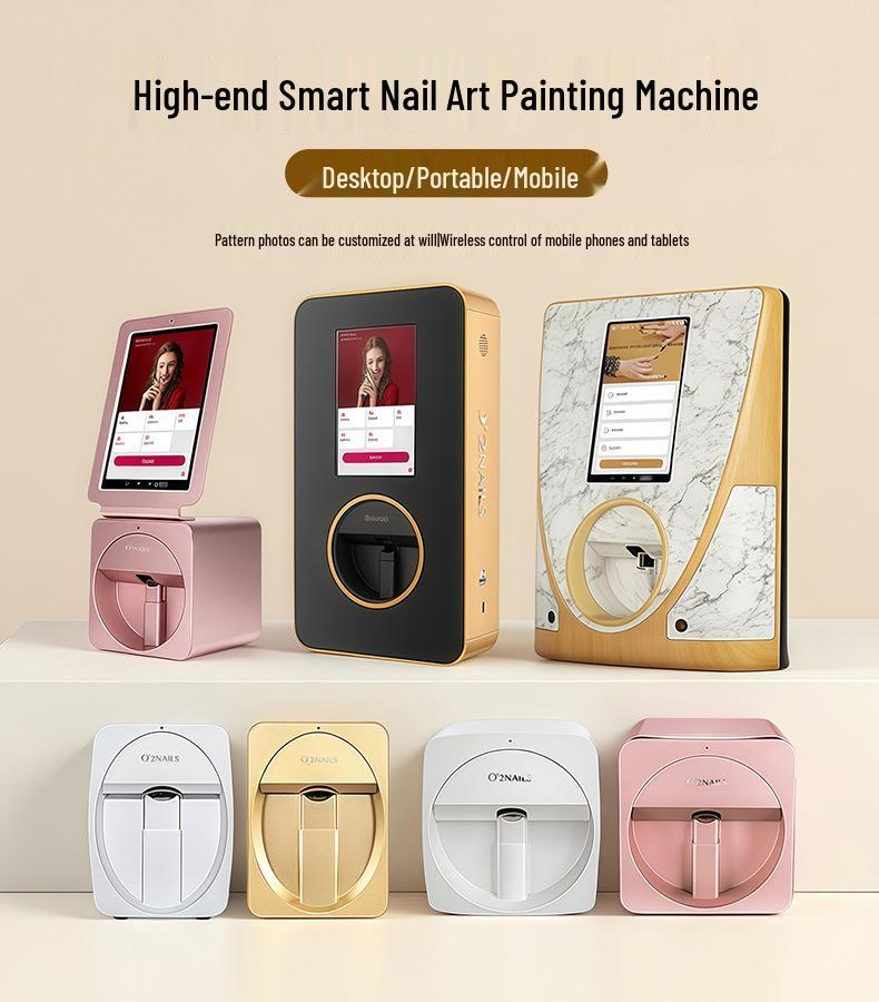 Smart Nail Art Printer M1: Portable Mini Self-Service Nail Painting Master