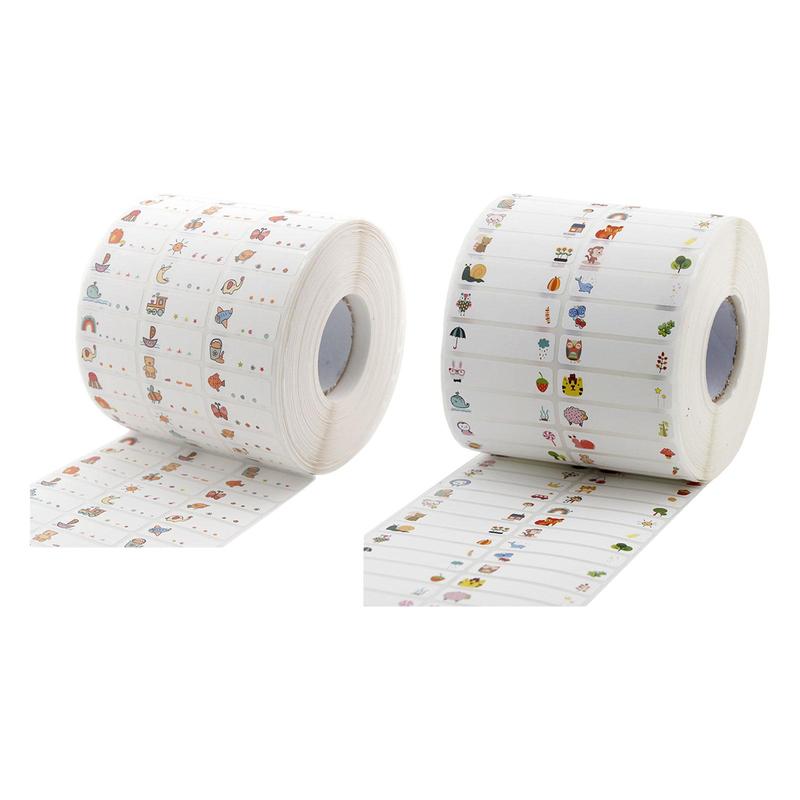 Name Labels Writable Flexible Daycare Sticky Write on Stationery ize