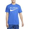New Nike T Shirts Men's Royal Blue DH7625-480