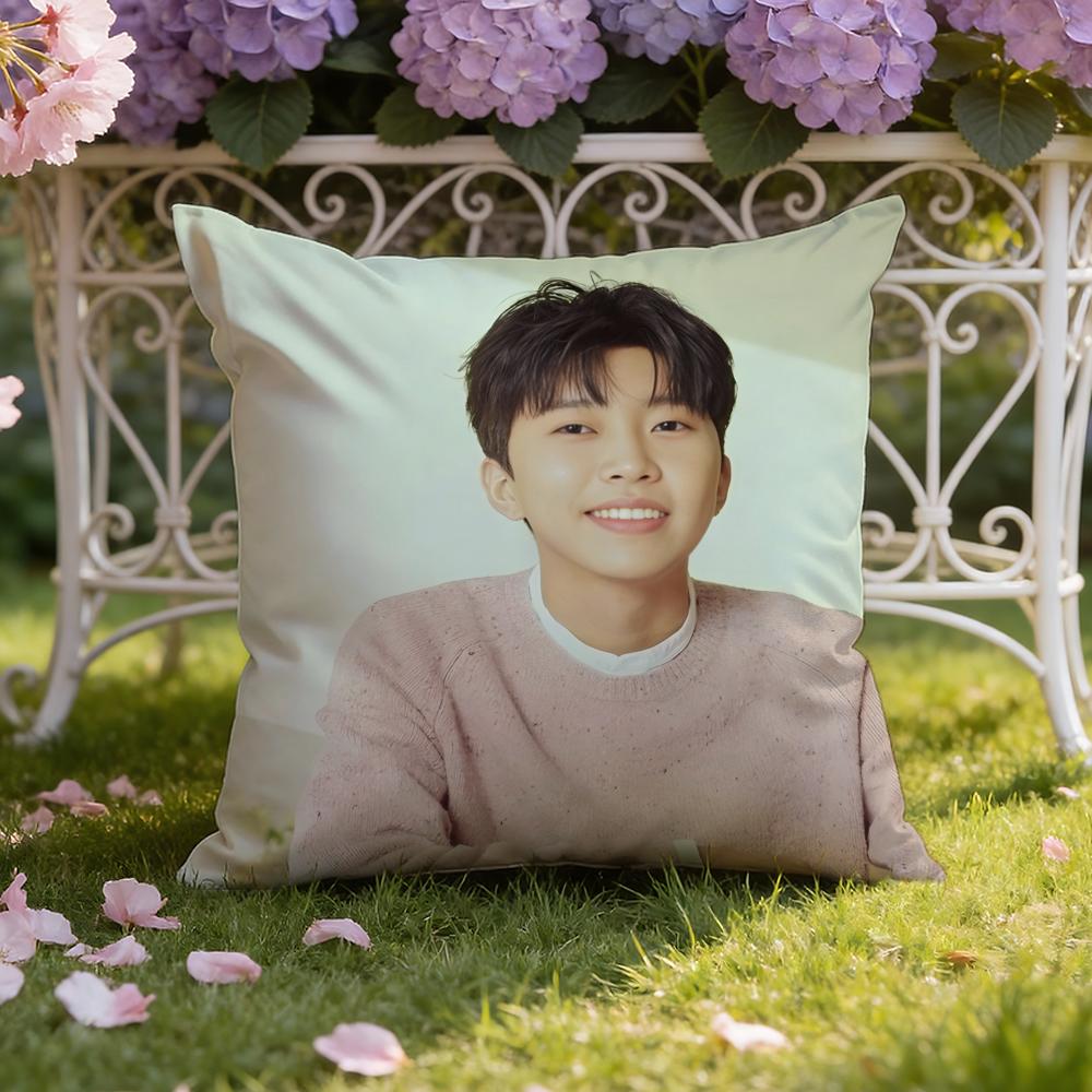 L-Lim Young W-Woong Cushion Cover Home & Car Dual-Scene Pillow Cover: Reversible for Premium Comfort