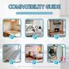 Waterproof PVC Tile Stickers for Kitchen Bathroom Waterprrof Wall Tiles Square with Flower Pattern Floral 100x100mm 36pcs/set