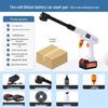 Portable Wireless Lithium Battery Car Washer: 10-Setting High-Pressure Water Gun with Six-in-One Head