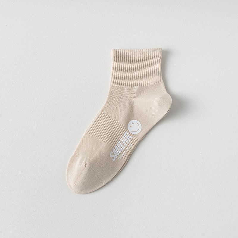 Women's Summer Thin Mesh Breathable Low Top Shallow Mouth Boneless Short Tube Cotton Socks