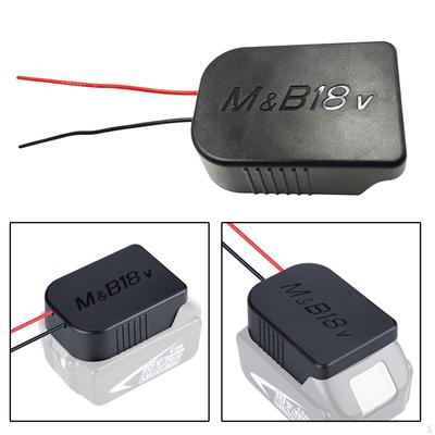 18V Battery Converter Adapter with Wire for Dock Power Connector Accessory