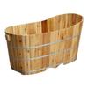 Wooden Adult Bathtub Bucket – Full Body Steaming Shower Basin