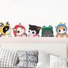 Cartoon Cat Printing Living Room Home Wall Decoration Sticker PVC DIY Art Decals