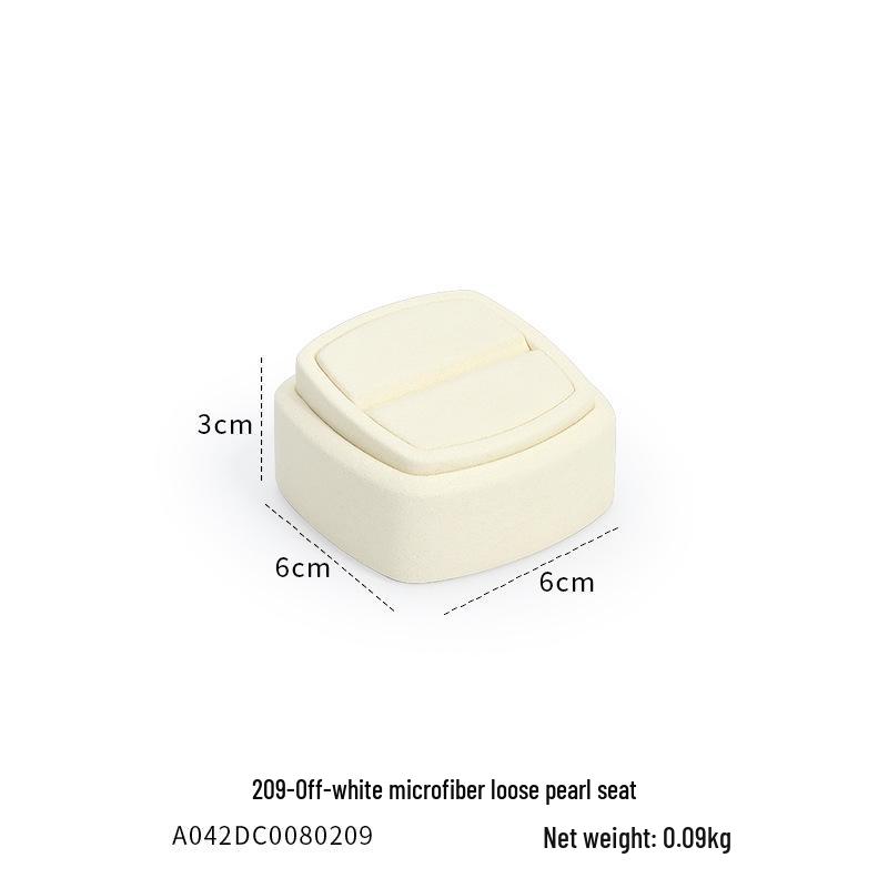 Ya Yu Holz Edelstein Präsentations- und Aufbewahrungstablett für Schmuck und Perlen