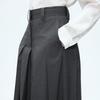 LANZI Women's Pleated Wide-Leg Suit Trousers
