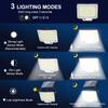 210/122/106 LED Solar Security Lights Outdoor Motion Sensor Waterproof 3 Modes Solar Flood Light Garden Sheds Patios Fences Gara