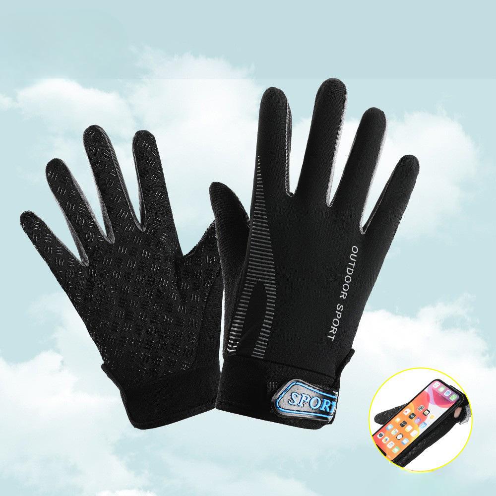 Kinder Sport Schutzhandschuhe für Frühling und Sommer Outdoor Radfahren für Männer und Frauen Kinder Vollfinger Anti-Rutsch Rollschuhlaufen Dünne Handschuhe