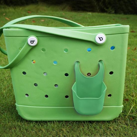 

Силиконовая подвесная сумка Yousheng, портативная, легкая, однотонная, универсальная, для хранения мобильного телефона, пляжная сумка с отверстиями, аксессуары